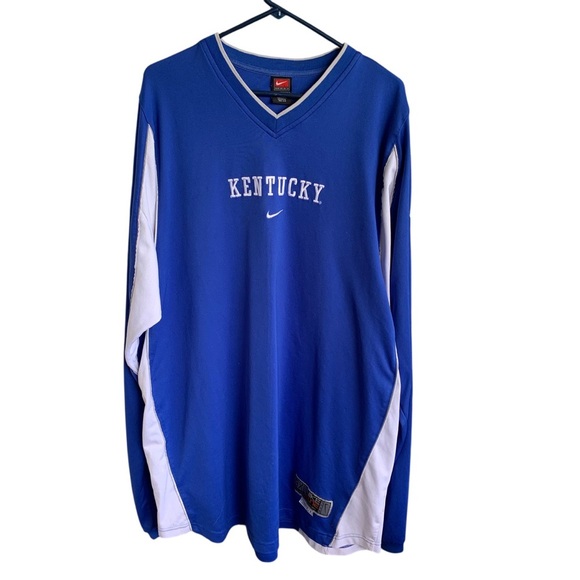Nike Kentucky Wildcats V-Neck Shooting Jersey Elite Shirt Size 3XL +6” Length - Picture 1 of 7